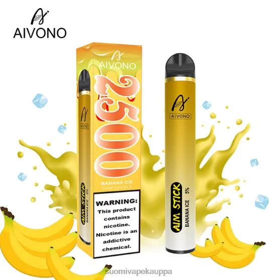 Vape Netistä – banaani jää Aivono AIM STICK 2500 0B8L151
