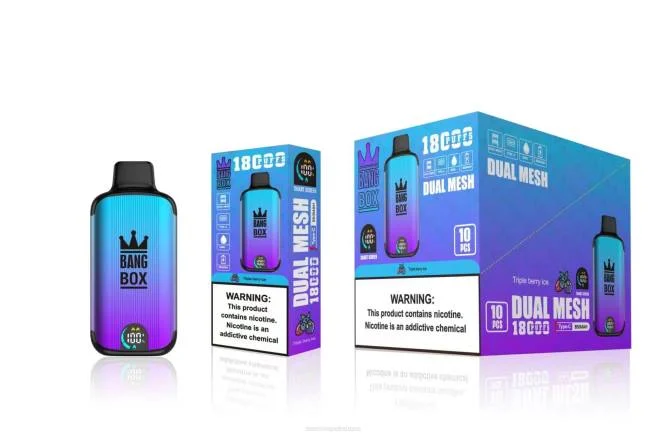 Vape Netistä – Bang Box 18 000 suihketta TZ4V95 kolminkertainen marjajää