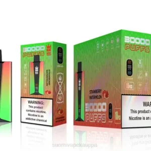 Vape Netistä – Bang Box 30 000 puhalluksen älynäyttö TZ4V75 mansikka vesimeloni