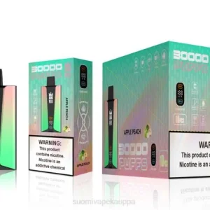 Vape Netistä – Bang Box 30 000 puhalluksen älynäyttö TZ4V83 omena persikka