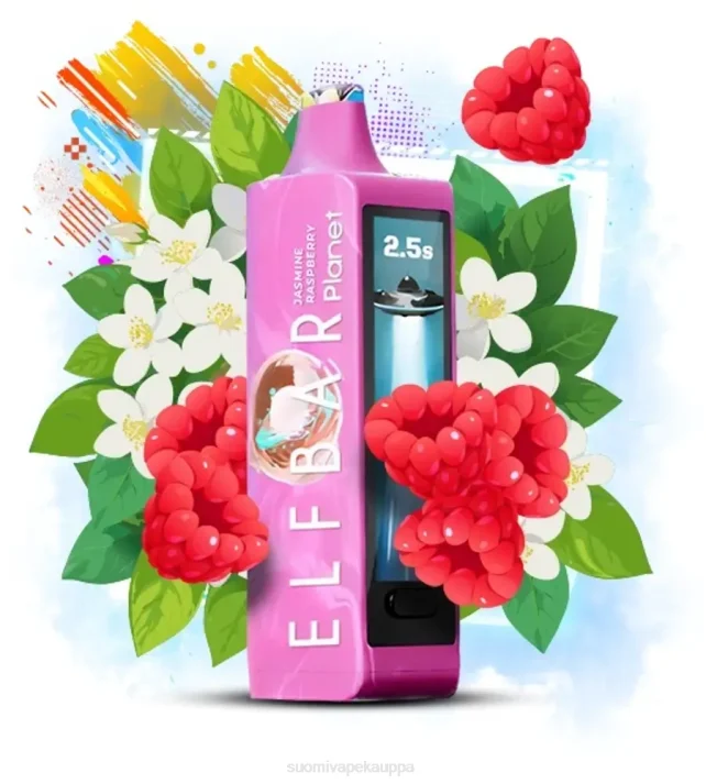 Vape Netistä – Elf Bar Planet 25 000 jasmiini vadelma 424019