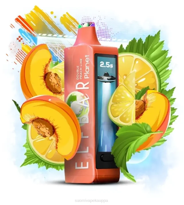 Vape Netistä – Elf Bar Planet 25 000 kaksinkertainen persikka lime 424031