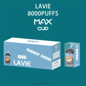 Vape Netistä – energiajuoma 8D4V259 LAVIE Max Cup 8000 hengitystä