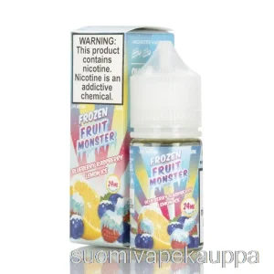 Vape Netistä Jää Mustikka Vadelma Sitruuna – Jäädytetyt Hedelmät Hirviösuolat – 30ml 24mg