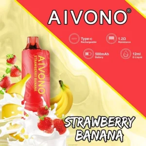 Vape Netistä – mansikka banaani Aivono AIM GUN 7000 0B8L107