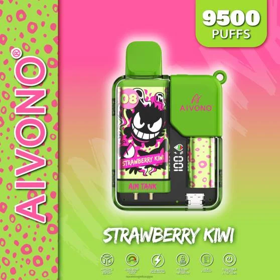 Vape Netistä – mansikka kiivi Aivono AIM TANK 9500 0B8L47