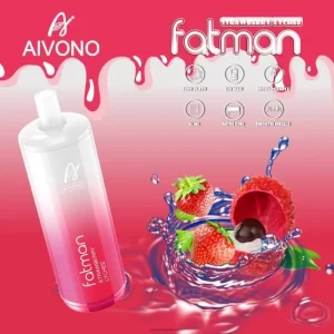 Vape Netistä – mansikka litsi Aivono FATMAN 6800 0B8L23