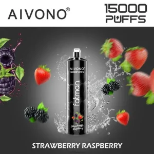 Vape Netistä – mansikka vadelma Aivono FATMAN 15 000 0B8L15
