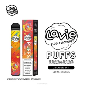 Vape Netistä – mansikka vesimeloni/banaanijää 8D4V295 LAVIE BAR Switch 2200 suihketta