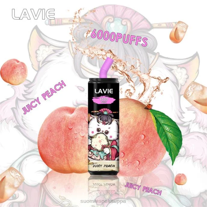 Vape Netistä – mehukas persikka 8D4V271 LAVIE Coke BAR 6000 suihketta