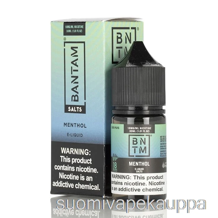 Vape Netistä Mentolisuolat – Bantam Vape – 30ml 18mg