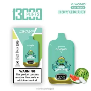 Vape Netistä – rehevä purukumi Aivono AIM FREAK 13 000 0B8L247