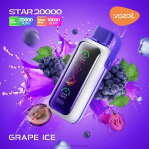 Vape Netistä – rypäleen jäätä VOZOL STAR 20 000 Z006D9