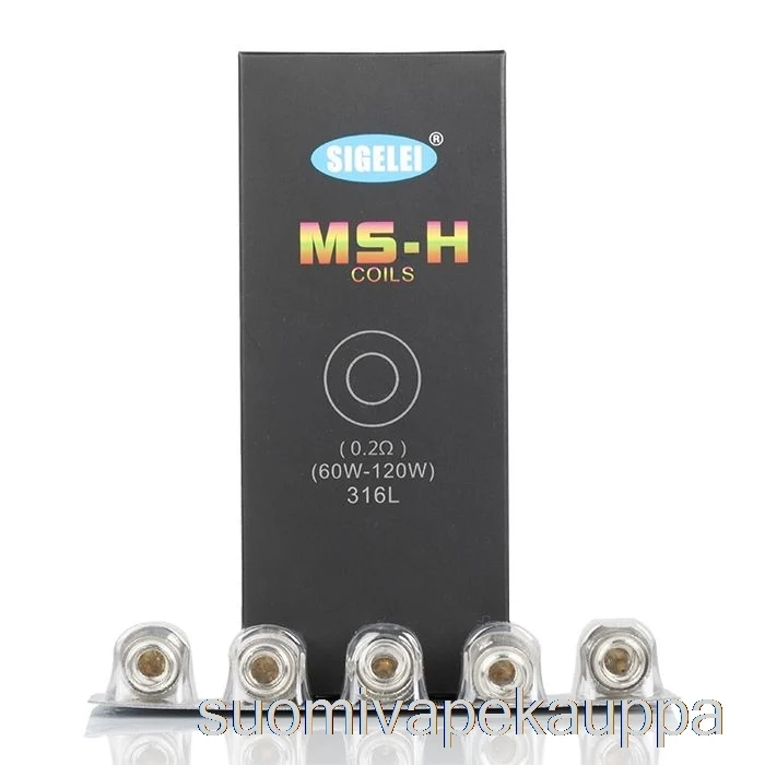 Vape Netistä Sigelei Ms Vaihtokelat 0.2ohm Ms-h Kelat