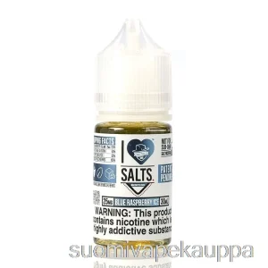 Vape Netistä Sininen Vadelmajää – Rakastan Suoloja – 30ml 25mg