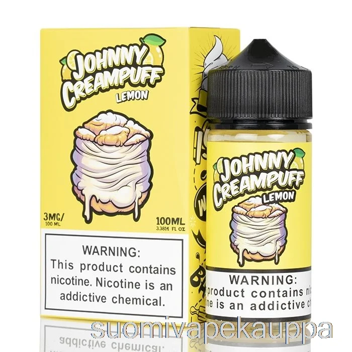 Vape Netistä Sitruuna – Johnny Creampuff – 100ml 3mg