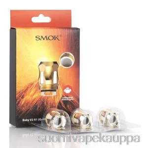 Vape Netistä Smok Tfv8 Baby V2 Vaihtokelat 0.17ohm Baby V2 A1 Single Coils (kulta)