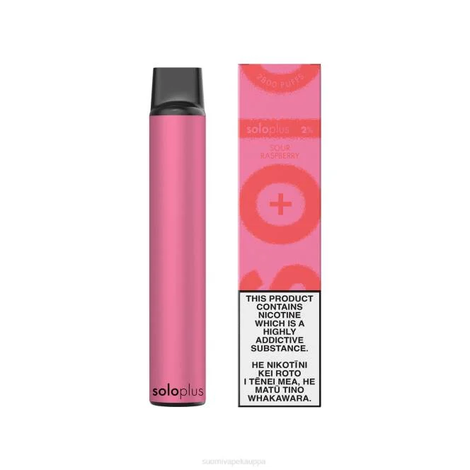 Vape Netistä – Solo Plus kertakäyttöinen vape X4V435 hapan vadelma