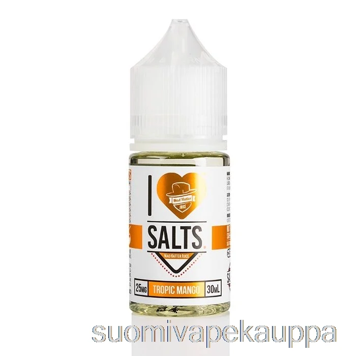 Vape Netistä Trooppinen Mango – Rakastan Suoloja – 30ml 25mg
