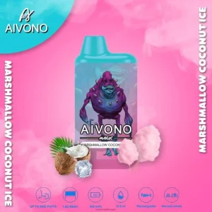 Vape Netistä – vaahtokarkkeja kookosjää Aivono AIM MAGIC 5800 mouth box savuke 0B8L95