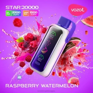 Vape Netistä – vadelma vesimeloni VOZOL STAR 20 000 Z006D19