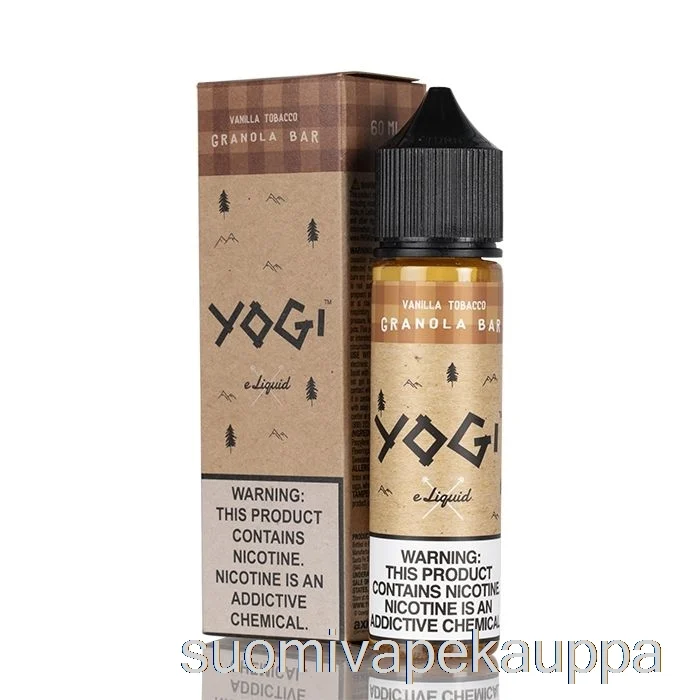 Vape Netistä Vanilja Tupakka Granolapatukka – Yogi E-neste – 60ml 0mg