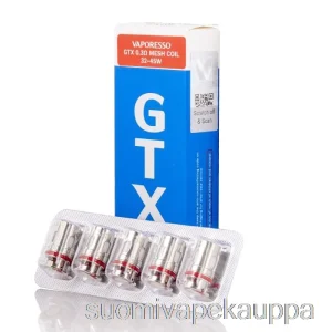 Vape Netistä Vaporesso Gtx Vaihtokelat 0,3 Ohm Gtx Mesh Kelat