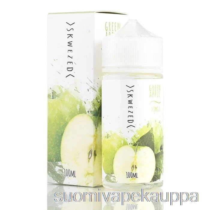 Vape Netistä Vihreä Omena – Skwezed E-neste – 100ml 0mg