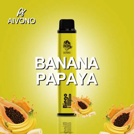 Vape Suomi – banaani papaija Aivono AIM BINGO 4000 0B8L137
