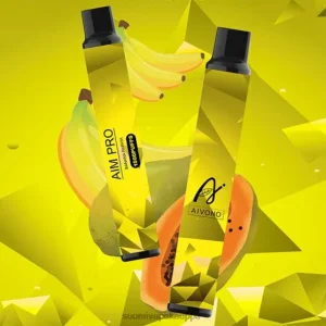 Vape Suomi – banaani papaija Aivono AIM PRO 1500 0B8L169
