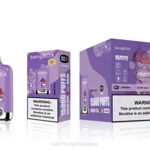 Vape Suomi – Bang Box 15 000 suihketta TZ4V49 rypäleen hyytelö