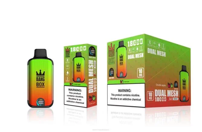 Vape Suomi – Bang Box 18 000 suihketta TZ4V93 kaksinkertainen omena