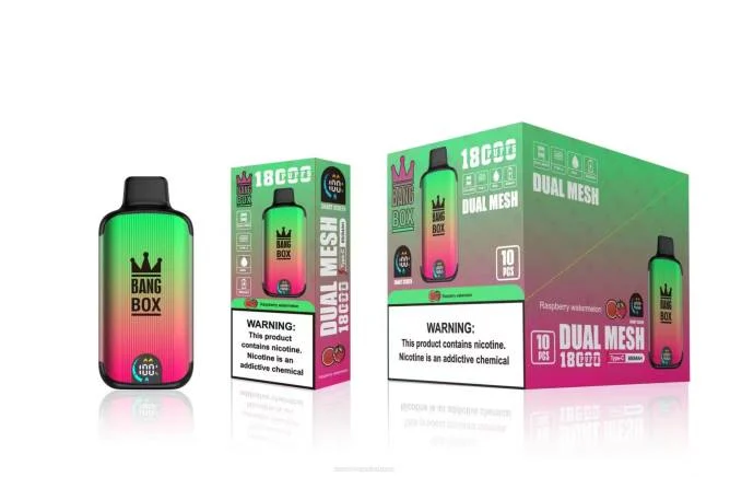 Vape Suomi – Bang Box 18 000 suihketta TZ4V97 vadelma vesimeloni