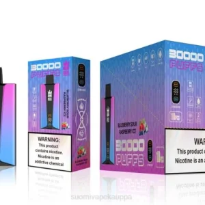 Vape Suomi – Bang Box 30 000 puhalluksen älynäyttö TZ4V81 mustikkahapan vadelmajää
