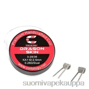Vape Suomi Coilology Suorituskyky Esirakennetut Kelat Lohikäärme Skin – 0.28ohm Ka1