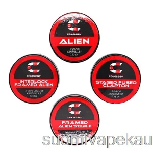 Vape Suomi Coilology Suorituskyky Esirakennetut Kelat Mtl – 28g – 0.9ohm Ss316l