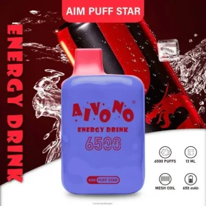 Vape Suomi – energiajuoma Aivono AIM PUFF STAR 6500 0B8L293