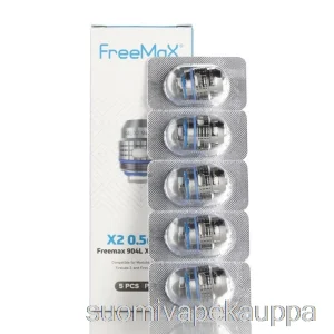 Vape Suomi Freemax Maxluke 904l X Vaihtokelat 0,5ohm 904l X2 Kaksoisverkkokelat