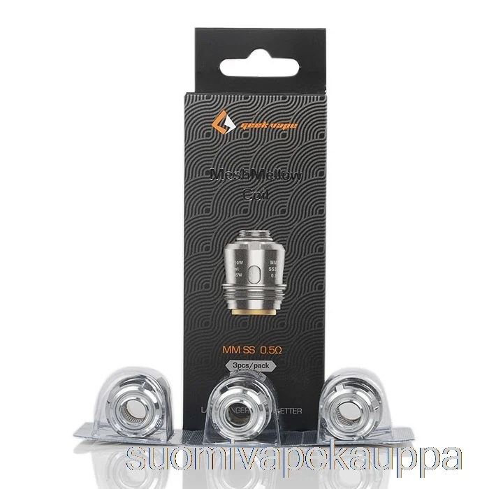 Vape Suomi Geek Vape Meshmellow Mm Vaihtokelat 0.5ohm Mm Ss Meshmellow Kelat
