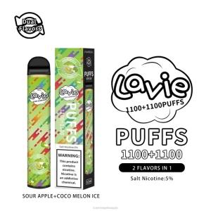 Vape Suomi – hapan omena/kookosmelonijää 8D4V297 LAVIE BAR Switch 2200 suihketta