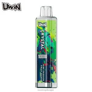 Vape Suomi – kiivi passionhedelmä guava UWIN CRYSTAL 10 000 kertakäyttöistä höyryä 0B8L373