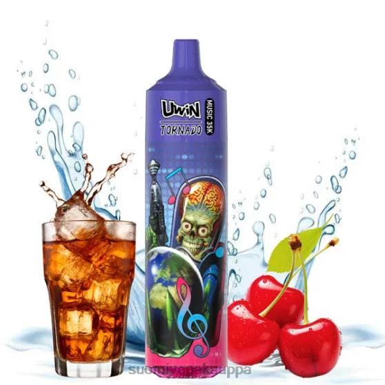 Vape Suomi – kirsikka cola UWIN CRYSTAL 35k kertakäyttöinen vape 0B8L393