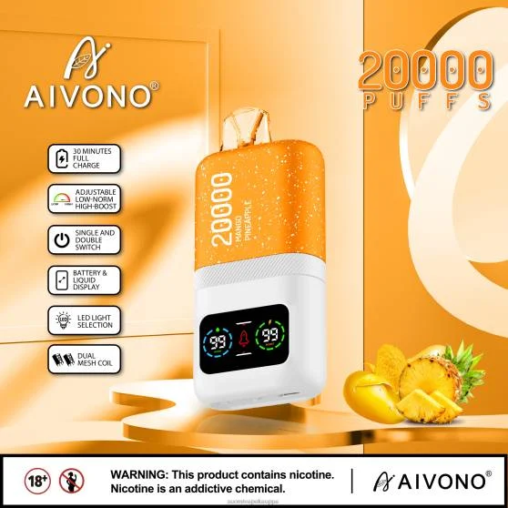 Vape Suomi – mango ananas Aivono AIM magic 20 000 0B8L77