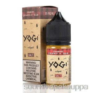 Vape Suomi Mansikka Granolapatukka – Yogi Salts E-neste – 30ml 35mg