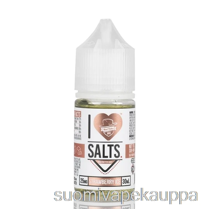 Vape Suomi Mansikkajää – Rakastan Suoloja – 30ml 50mg
