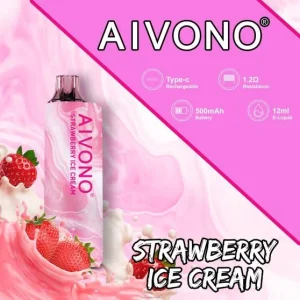 Vape Suomi – mansikkajäätelöä Aivono AIM GUN 7000 0B8L105