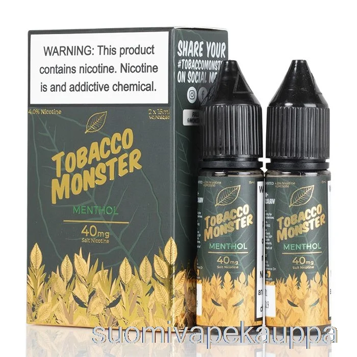 Vape Suomi Mentoli – Tupakkahirviösuolat – 30ml 48mg