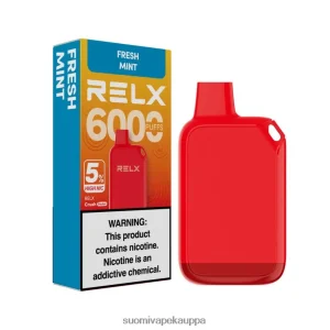 Vape Suomi – RELX Crush Pocket 6000 5% korkea nic tuoretta minttua T062N229