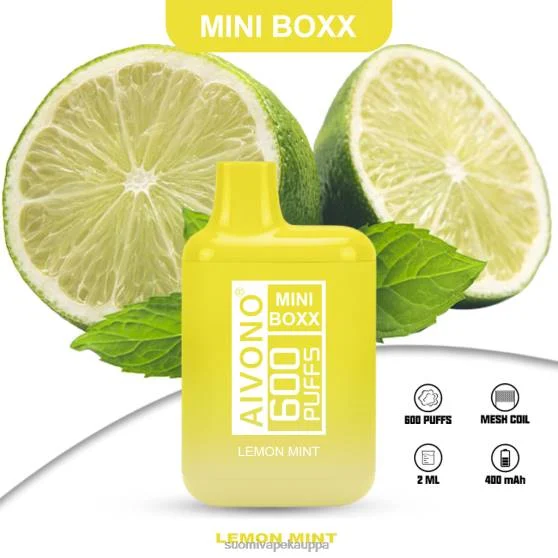 Vape Suomi – sitruuna minttu Aivono AIM MINI BOXX 600 0B8L233