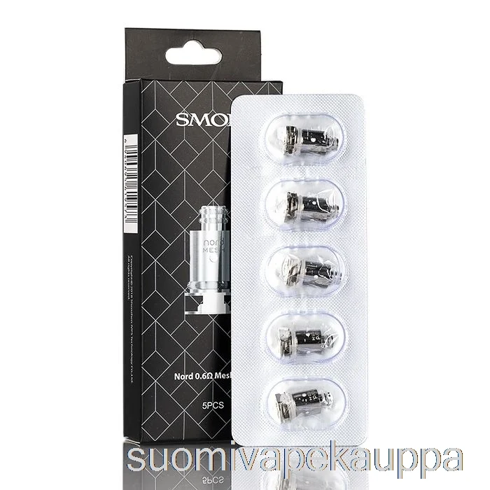 Vape Suomi Smok Nord Vaihtokelat 0.6ohm Nord Mesh Kelat